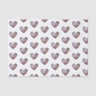 Papel de la perla y el tejido cardíaco morado