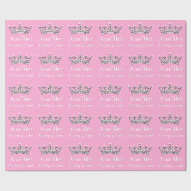 Papel de la princesa embalaje de la niña (Superficie plana)