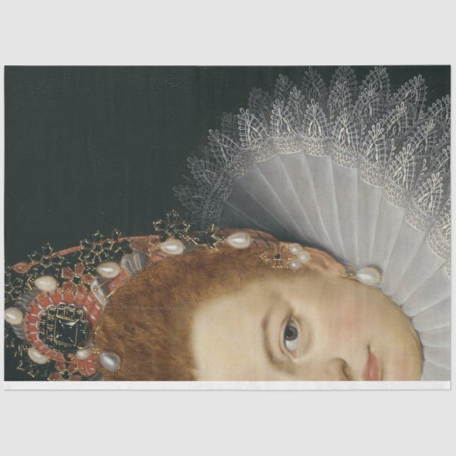 Papel de la reina madre desconsoladora (Anverso)