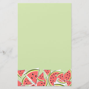 Papel de la sandía verde