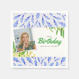 Papel de la servilleta de cumpleaños