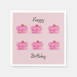 Papel de la servilleta del partido de los cumpleañ