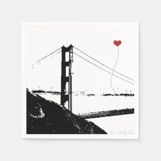 Papel de la servilleta del puente Golden Gate de S