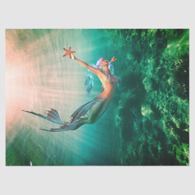 Papel de la sirena y del tejido de la estepa (Anverso)