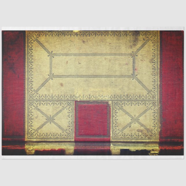 Papel de la tapa del libro rojo (Anverso)