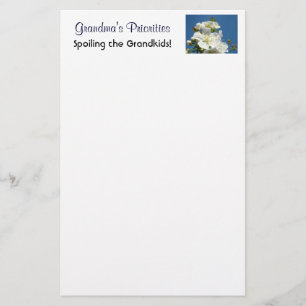 Papel de las Prioridades de la Abuela que estropea