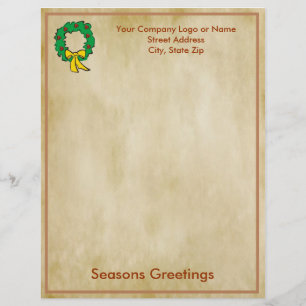 Papel de letra del navidad del negocio - diseño de