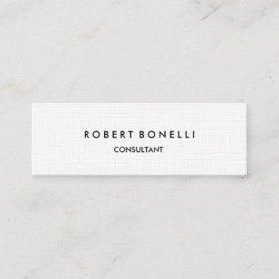 Papel de línea Slim Skinny tarjeta de visita moder