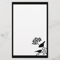Papel de los efectos de escritorio de dos pájaros