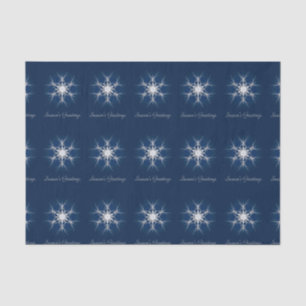 Papel de los tejidos de copo de nieve