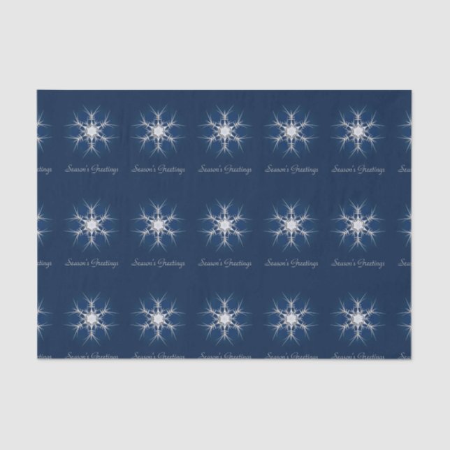 Papel de los tejidos de copo de nieve (Anverso)