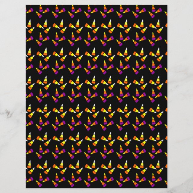 Papel de maíz dulce de Halloween (Frente)