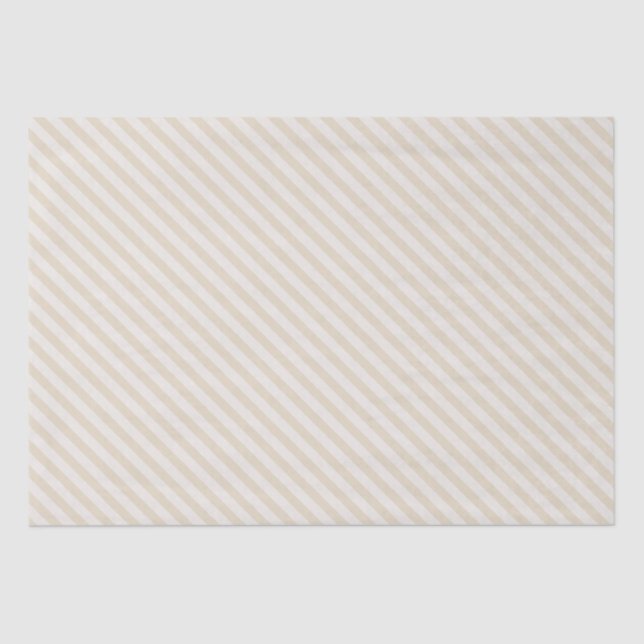 Papel de marfil en tiras diagonales beige (Anverso)