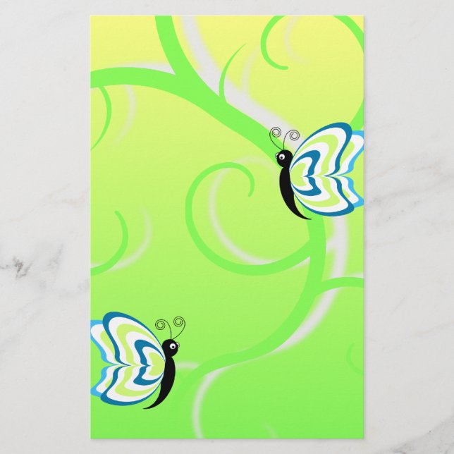 Papel de mariposa Art Scrapbooking (Anverso)