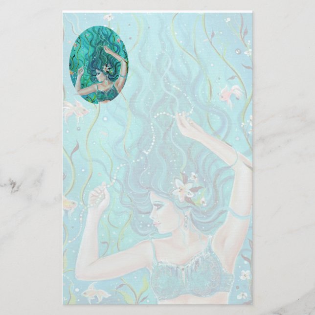 Papel de Maya Mermaid por Renee L. Lavoie (Anverso)