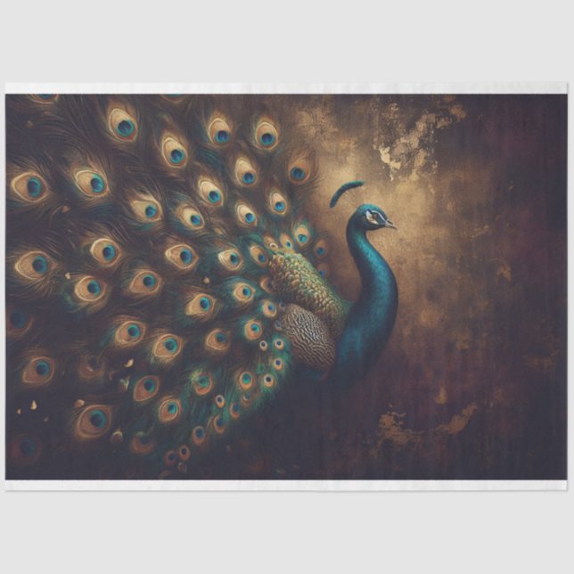 Papel de melocotón de descomposición de aves de pa (Anverso)