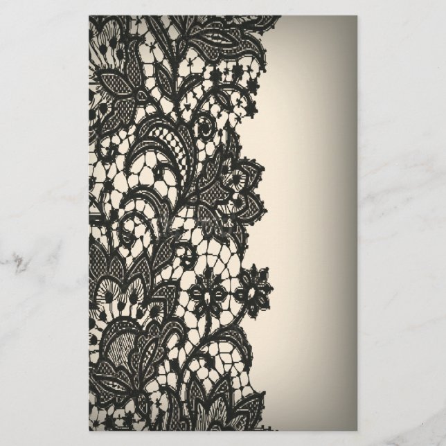 Papel de moda de París en blanco negro (Anverso)