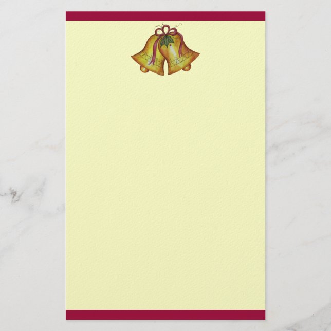 Papel de Navidad con Campanas (Anverso)