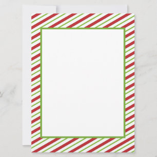 Papel de Navidad con rayas rojas y verdes