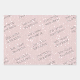 Papel de Navidad del cacao caliente de invierno co