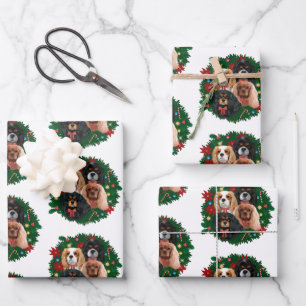 Papel de Navidades Cavalier King Charles Spaniel