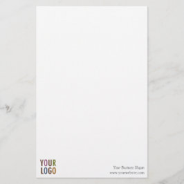 Papel de nota de estilo personalizado con logotipo