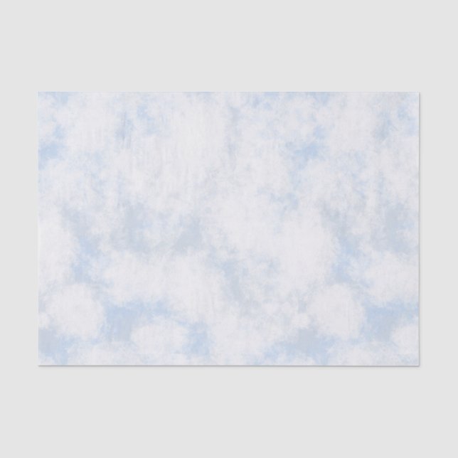 Papel de nubes blancas y tejidos celulares (Anverso)