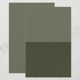 Papel de Oficina Profesional Verde Musgo de Dos To