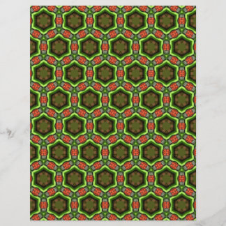 Papel de origami Personalizable verde rojo arte de