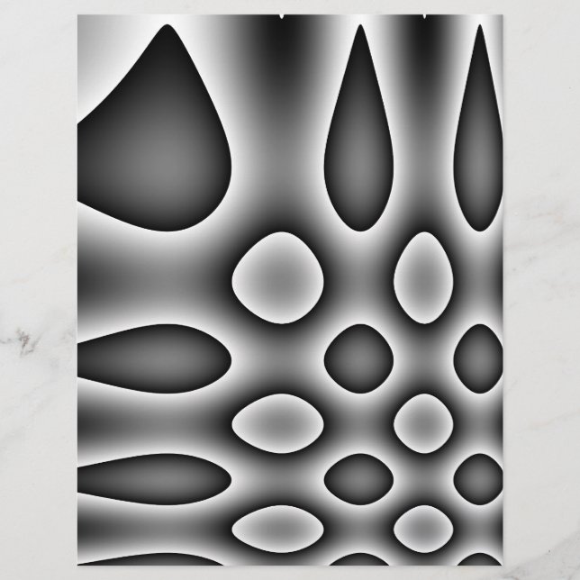 Papel de origami, puntos abstractos grises y lágri (Frente)