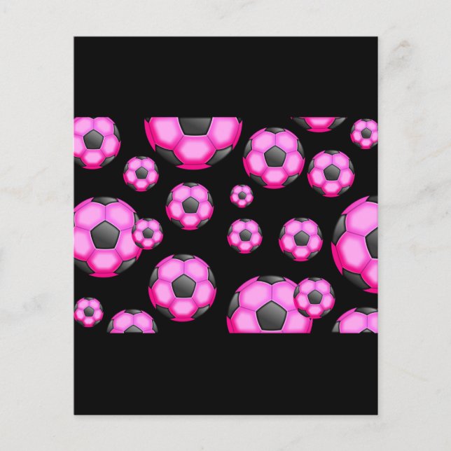 PAPEL DE PALABRA DE 107 PINK SOCCER BALL SPORTS (Frente)