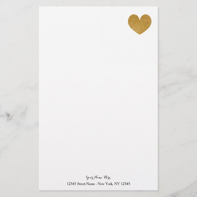 Papel de papel de personalizado con corazón purpur (Anverso)