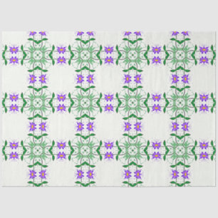 papel de papel de tejido botánico púrpura