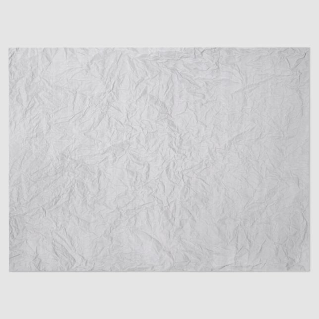 papel de papel de tejido de arrugas blanco (Anverso)