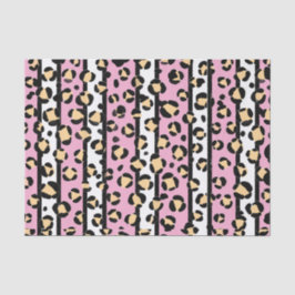 Papel de papel de tejido de impresión de leopardo 