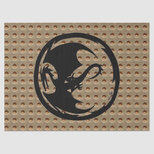 Papel de papel higiénico con sangría de oro del Dr (Anverso)