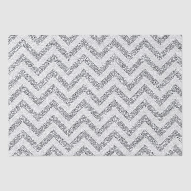 Papel de papel higiénico de purpurina de plata fal (Anverso)