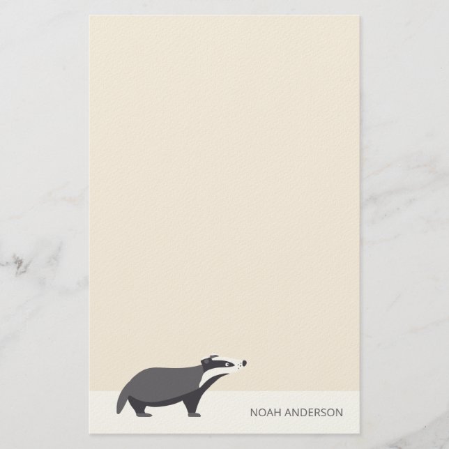 Papel de papel para niños de animales de bosque de (Anverso)