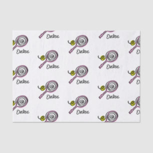Papel de papel personalizado de raqueta de tenis r