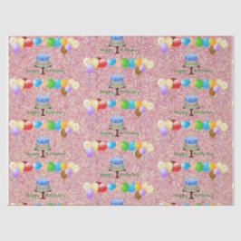 Papel de papel tisular de cumpleaños