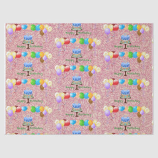 Papel de papel tisular de cumpleaños