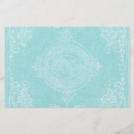 Papel de papelería Cubierta de libro vintage Icy A