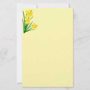 Papel de papelería de Daffodils