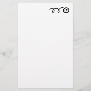 Papel de papelería de fútbol personalizado para es