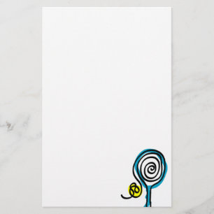 Papel de papelería de tenis