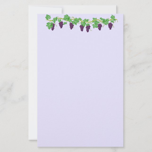 Papel de papelería de vid de uva (Anverso)