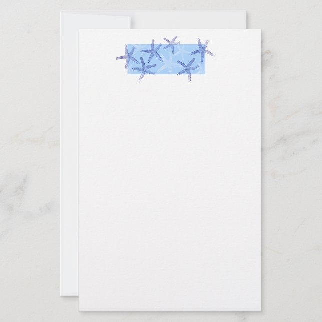Papel de papelería-Estrella de mar (Anverso)