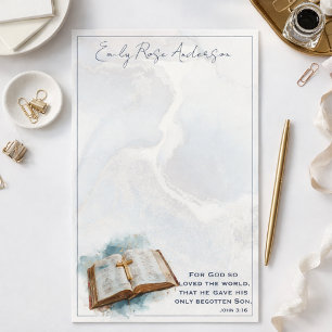 Papel de papelería inspirador personalizable