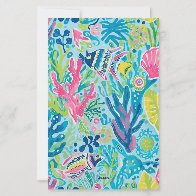 Papel de papelería multiusos con gráfico elegante (Reverso)