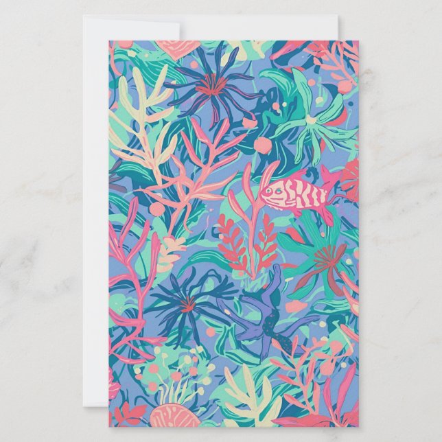 Papel de papelería multiusos con gráfico elegante (Anverso)